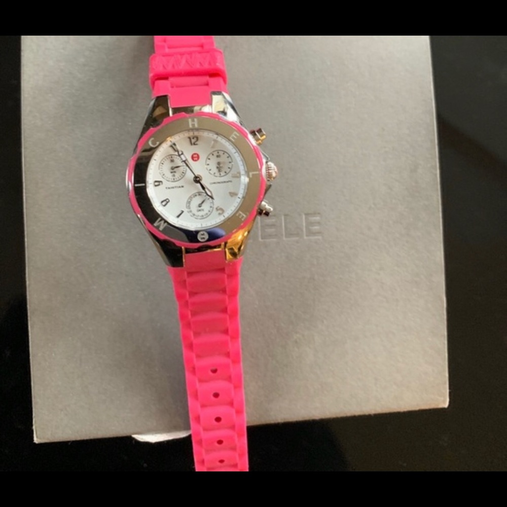 - Pink jelly Tahitian Michele watch